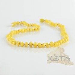 Baltic amber necklace baroque butterscotch polished